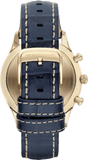Emporio Armani Chronograph Midnight Blue Dial Blue Leather Strap Watch For Men - AR1862 Buy Now By Emporio Armani