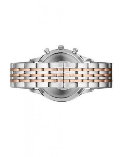 Emporio Armani Beta Chronograph Grey Dial Two Tone Steel Strap Watch For Men - AR1864 Buy Now By Emporio Armani