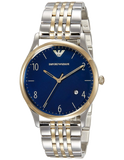Emporio Armani Classic Quartz Blue Dial Two Tone Steel Strap Watch For Men - AR1868 Buy Now By Emporio Armani