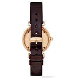 Emporio Armani Classic Quartz Pink Dial Brown Leather Strap Watch For Women - AR1911 Buy Now By Emporio Armani