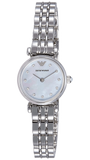 Emporio Armani Gianni Blue Dial Silver Steel Strap Watch For Women - AR1961