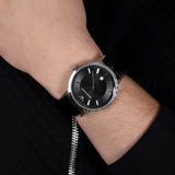 Emporio Armani Classic Quartz Black Dial Black Leather Strap Watch For Men - AR2429 Buy Now By Emporio Armani