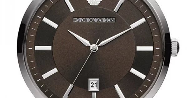 Emporio Armani Renato Classic Brown Dial Brown Leather Strap Watch For Men - AR2413 Buy Now By Emporio Armani