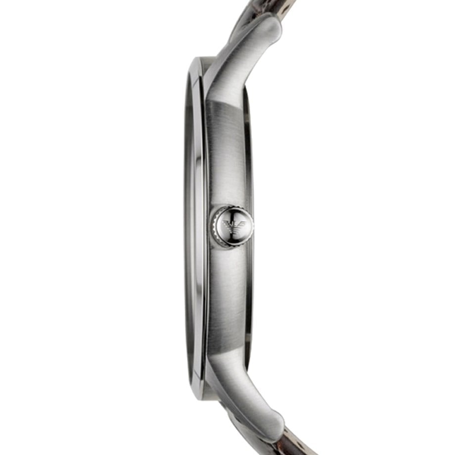 Emporio Armani Renato Classic Brown Dial Brown Leather Strap Watch For Men - AR2413 Buy Now By Emporio Armani