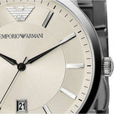 Emporio Armani Classic Quartz White Dial Silver Steel Strap Watch For Men - AR2430 Buy Now By Emporio Armani