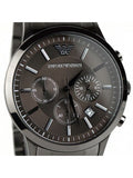 Emporio Armani Classic Chronograph Grey Dial Grey Steel Strap Watch For Men - AR2454 Buy Now By Emporio Armani