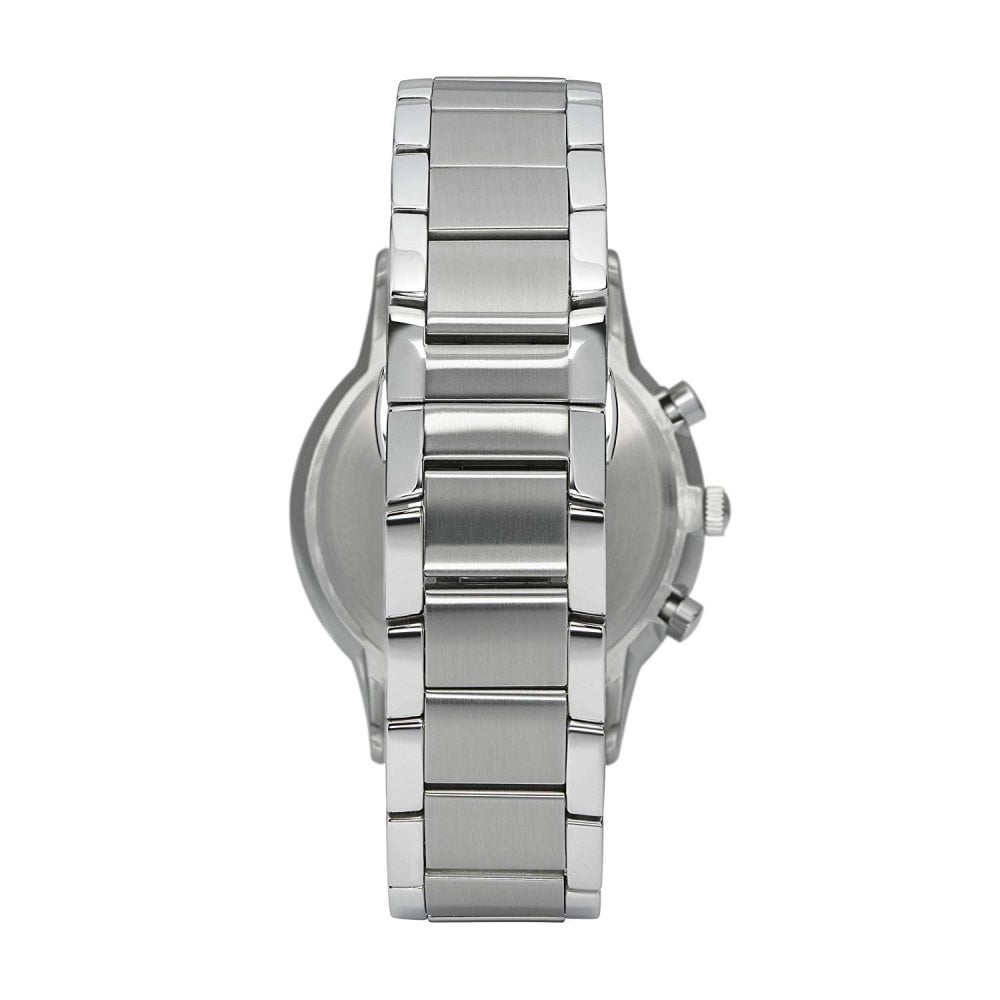 Emporio Armani Renato Chronograph Cream Dial Silver Steel Strap Watch For Men - AR2458 Buy Now By Emporio Armani
