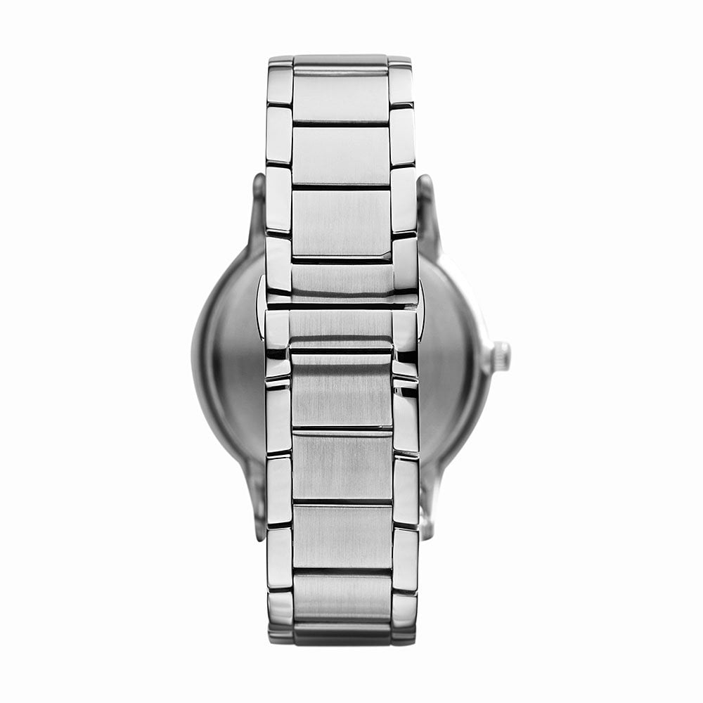 Emporio Armani Renato Blue Dial Silver Steel Strap Watch For Men - AR2472 Buy Now By Emporio Armani