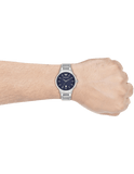 Emporio Armani Renato Blue Dial Silver Steel Strap Watch For Men - AR2477 Buy Now By Emporio Armani