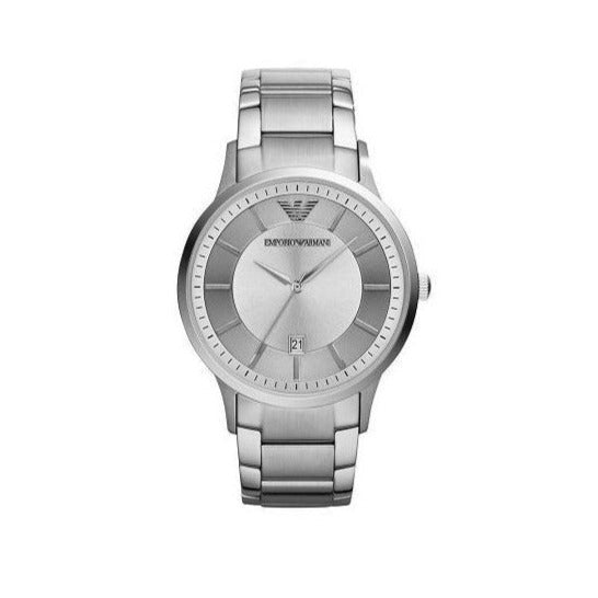 Emporio Armani Classic Quartz Silver Dial Silver Steel Strap Watch For Men - AR2478 Buy Now By Emporio Armani