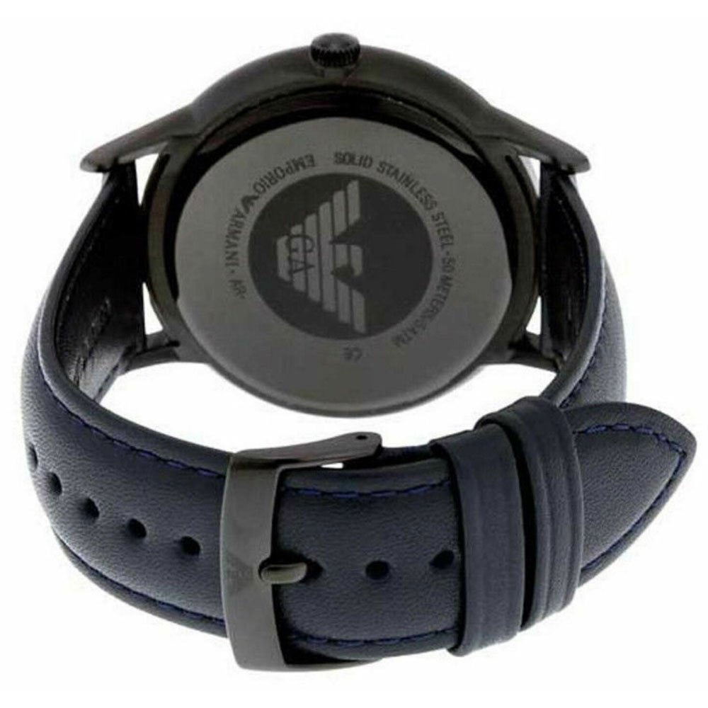 Emporio Armani Renato Blue Dial Blue Leather Strap Watch For Men - AR2479 Buy Now By Emporio Armani