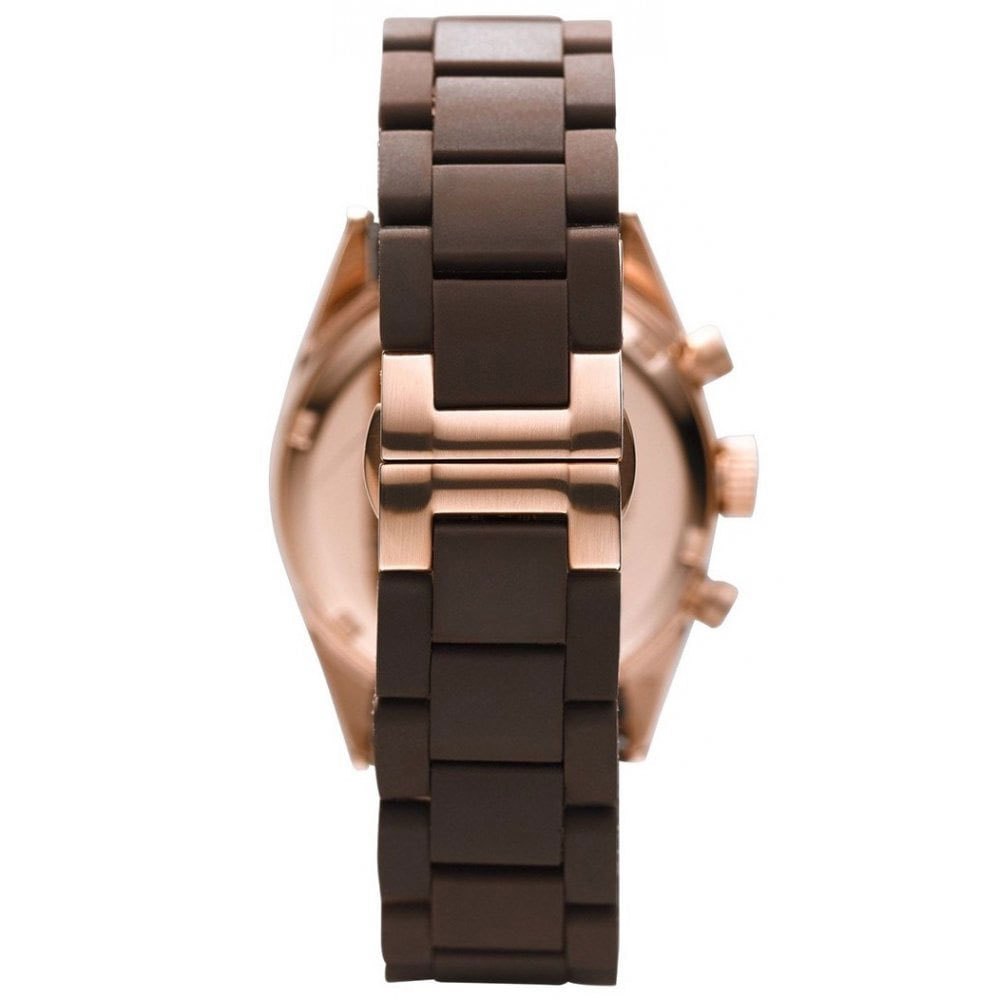 Emporio Armani Sportivo Chronograph Brown Dial Brown Silicone Strap Watch For Men - AR5891 Buy Now By Emporio Armani