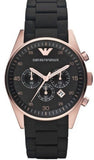 Emporio Armani Sportivo Black Dial Black Steel Strap Watch For Men - AR5905 Buy Now By Emporio Armani