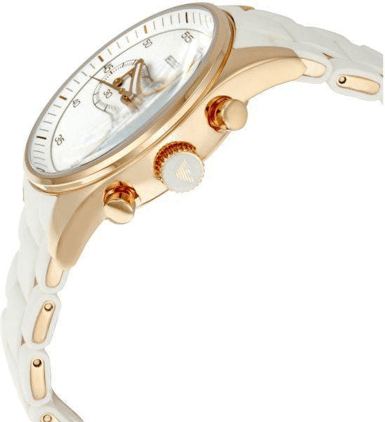 Emporio Armani Sportivo White Dial White Rubber Strap Watch For Men - AR5919 Buy Now By Emporio Armani