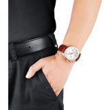 Emporio Armani Sportivo Chronograph White Dial Brown Leather Strap Watch For Men - AR5996 Buy Now By Emporio Armani