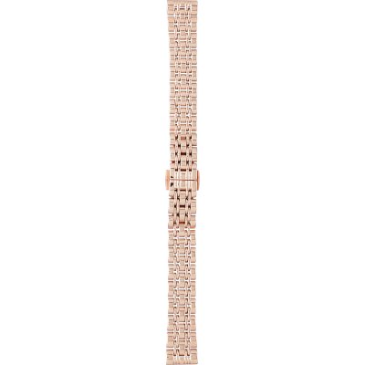 Emporio Armani Gianni T-Bar Silver Dial Rose Gold Steel Strap Watch For Women - AR60023 Buy Now By Emporio Armani
