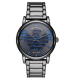 Emporio Armani Meccanico Automatic Grey Dial Grey Steel Strap Watch For Men - AR60029 Buy Now By Emporio Armani