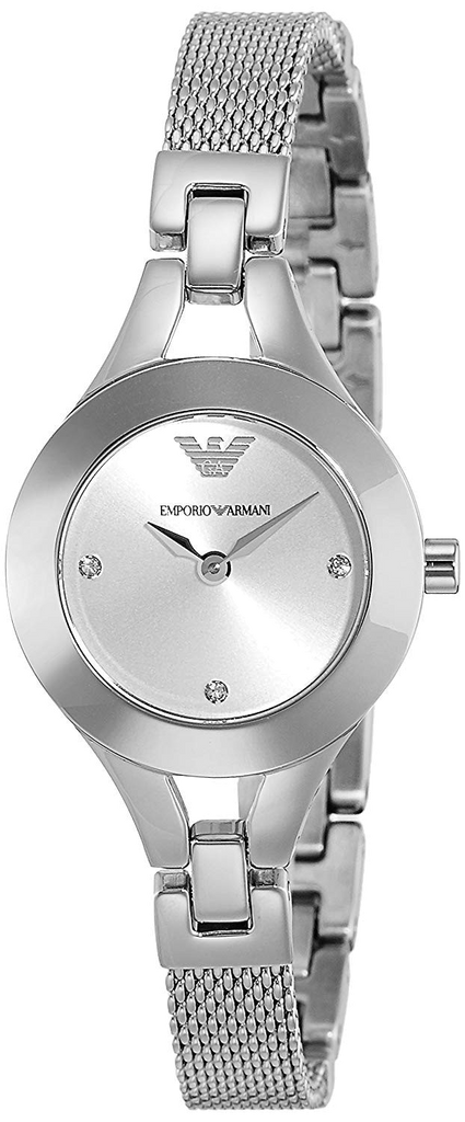 Emporio Armani Quartz Silver Dial Silver Steel Strap Watch For Women - AR7361 Buy Now By Emporio Armani