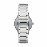 Emporio Armani Renato Automatic Blue Dial Silver Steel Strap Watch For Men - AR60037 Buy Now By Emporio Armani