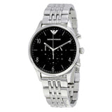 Emporio Armani Beta Chronograph Black Dial Steel Strap Watch For Men - AR1863 Buy Now By Emporio Armani