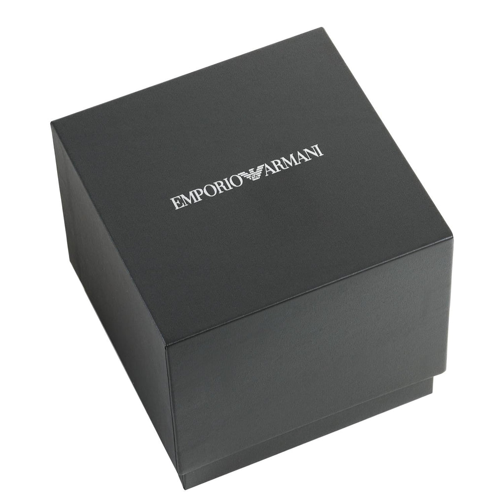 Emporio Armani Sea Explorer Automatic Yellow Dial Black Silicone Strap Watch For Men - AR60085 Buy Now By Emporio Armani