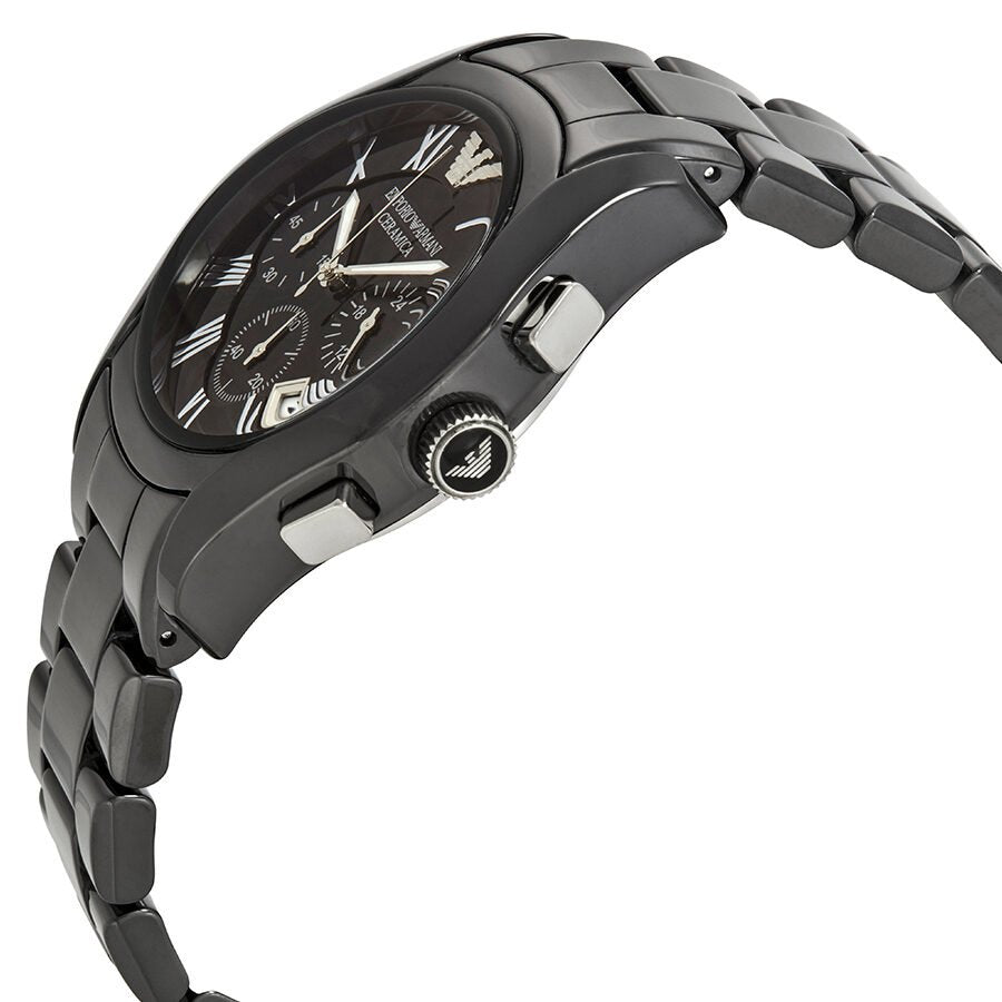Emporio Armani Black Ceramic Dial Ceramic Strap Watch For Women - AR1401 Buy Now By Emporio Armani