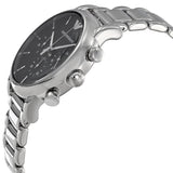 Emporio Armani Chronograph Black Dial Silver Steel Strap Watch For Men - AR1853 Buy Now By Emporio Armani