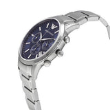 Emporio Armani Renato Chronograph Blue Dial Silver Steel Strap Watch For Men - AR2448 Buy Now By Emporio Armani