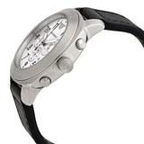 Emporio Armani Sportivo Chronograph Silver Dial Black Leather Strap Watch For Men - AR6054 Buy Now By Emporio Armani