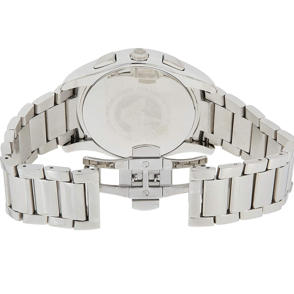 Emporio Armani Chronograph Quartz Blue Dial Silver Steel Strap Watch For Men - AR11082 Buy Now By Emporio Armani