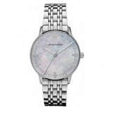 Emporio Armani Classic Quartz Mother of Pearl Dial Silver Steel Strap Watch For Women - AR1602 Buy Now By Emporio Armani
