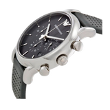 Emporio Armani Luigi Chronograph Quartz Grey Dial Grey Leather Strap Watch For Men - AR1735 Buy Now By Emporio Armani