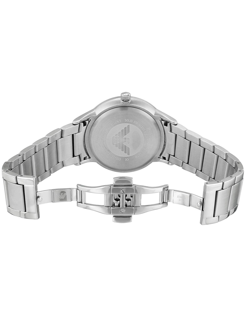 Emporio Armani Renato Blue Dial Silver Steel Strap Watch For Men - AR2472 Buy Now By Emporio Armani