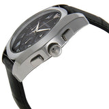 Emporio Armani Valente Chronograph Black Dial Black Leather Strap Watch For Men - AR1633 Buy Now By Emporio Armani