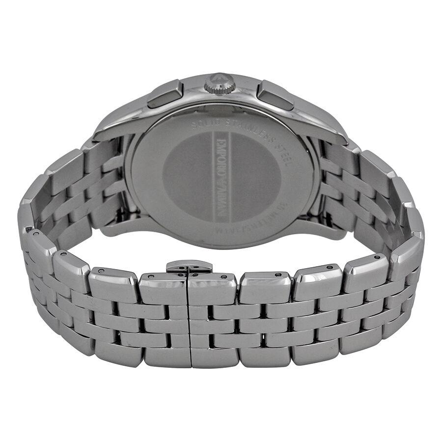 Emporio Armani Classic Chronograph Black Dial Silver Steel Strap Watch For Men - AR1786 Buy Now By Emporio Armani