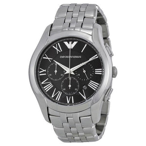 Emporio Armani Classic Chronograph Black Dial Silver Steel Strap Watch For Men - AR1786 Buy Now By Emporio Armani