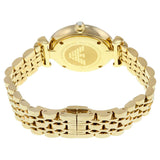 Emporio Armani Gianni T Bar White Mother of Pearl Dial Gold Steel Strap Watch For Women - AR1907 Buy Now By Emporio Armani