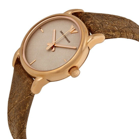 Emporio Armani Classic Analog Grey Dial Brown Leather Strap Watch For Men - AR1813 Buy Now By Emporio Armani