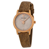 Emporio Armani Classic Analog Grey Dial Brown Leather Strap Watch For Men - AR1813 Buy Now By Emporio Armani