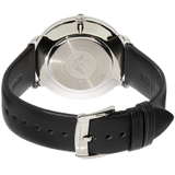 Emporio Armani Modern Slim Quartz Grey Dial Black Leather Strap Watch For Men - AR11162 Buy Now By Emporio Armani