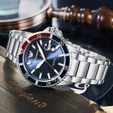 Emporio Armani Diver Quartz Blue Dial Silver Steel Strap Watch For Men - AR11339 Buy Now By Emporio Armani