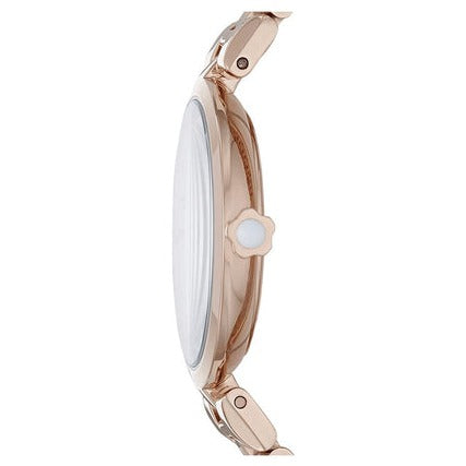 Emporio Armani Arianna Analog Mother of Pearl Dial Rose Gold Steel Strap Watch For Women - AR11196 Buy Now By Emporio Armani
