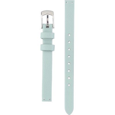 Emporio Armani Gianni T Bar Mother Of Pearl Blue Dial Blue Leather Strap Watch For Women - AR1959 Buy Now By Emporio Armani