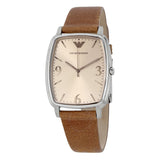 Emporio Armani Epsilon Quartz Brown Dial Brown Leather Strap Watch For Men - AR2489 Buy Now By Emporio Armani