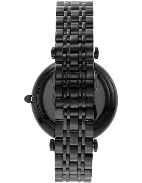 Emporio Armani Gianni T Bar Analog Black Dial Black Steel Strap Watch For Men - AR11299 Buy Now By Emporio Armani