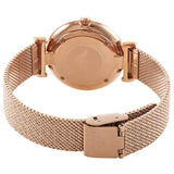 Emporio Armani Gianni T Bar Mother of Pearl Dial Rose Gold Mesh Bracelet Watch For Women - AR11320 Buy Now By Emporio Armani