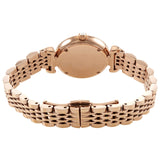 Emporio Armani Gianni T-Bar Mother of Pearl Dial Rose Gold Steel Strap Watch For Women - AR11316 Buy Now By Emporio Armani