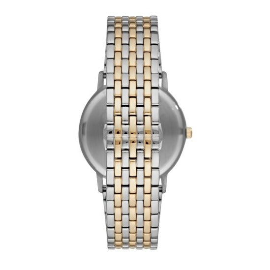 Emporio Armani Kappa Quartz Black Dial Two Tone Mesh Bracelet Watch For Men - AR11228 Buy Now By Emporio Armani