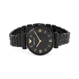 Emporio Armani Gianni T Bar All Black Diamond Dial Watch For Women - AR11245 Buy Now By Emporio Armani
