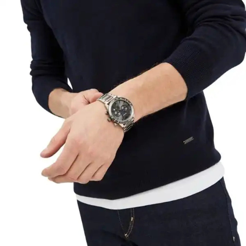 Emporio Armani Chronograph Grey Dial Two Tone Steel Strap Watch For Men - AR11391 Buy Now By Emporio Armani